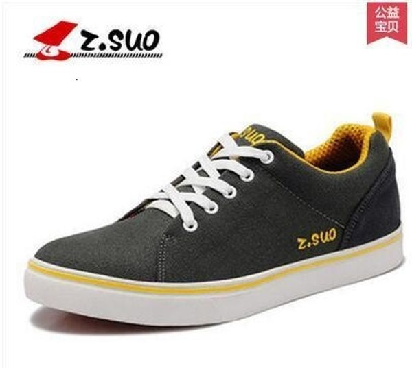 zsuo men s the trend of casual shoes , male popular breathable canvas shoes