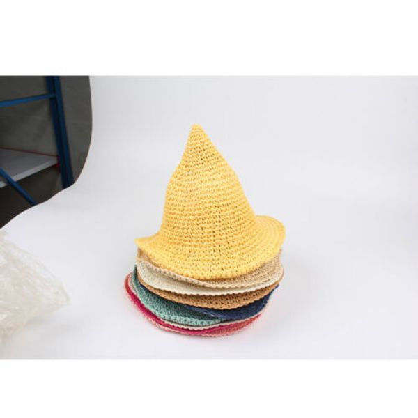 baby girl pointed tip straw hat solid summer cap brim sun hats wide sunhat beach hat 2019 new, Yellow
baby girl pointed tip straw hat solid summer cap brim sun hats wide sunhat beach hat 2019 new, Yellow