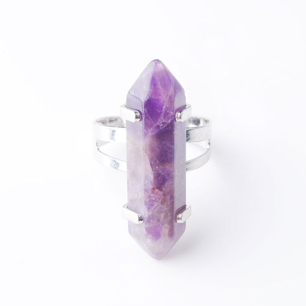 wojiaer unique ring for women natural amethyst stone beads rings silver color party jewelry 1pcs dx3028, Golden;silver
wojiaer unique ring for women natural amethyst stone beads rings silver color party jewelry 1pcs dx3028, Golden;silver