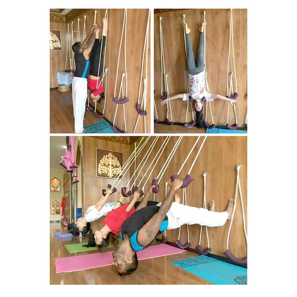 resistance bands anti-gravity yoga wall rope with mount anchor aerial hammock auxiliary hanging belts inversion sling safety tool
resistance bands anti-gravity yoga wall rope with mount anchor aerial hammock auxiliary hanging belts inversion sling safety tool
