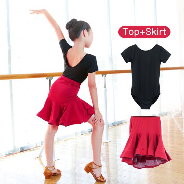 girls latin training dress salsa tango rumba ballroom dance dresses latin mermaid skirts, Black;red
girls latin training dress salsa tango rumba ballroom dance dresses latin mermaid skirts, Black;red