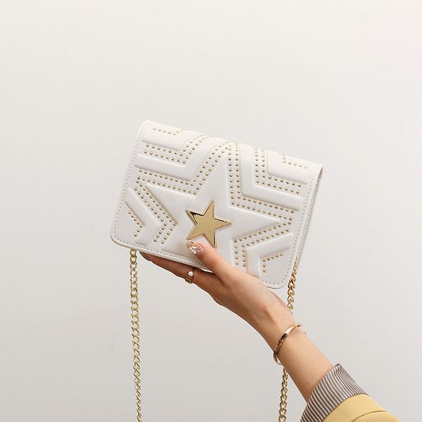 women handbag 2020 fashion chain rivet crossbody messenger bag cute five-pointed start small square shoulder bag
women handbag 2020 fashion chain rivet crossbody messenger bag cute five-pointed start small square shoulder bag