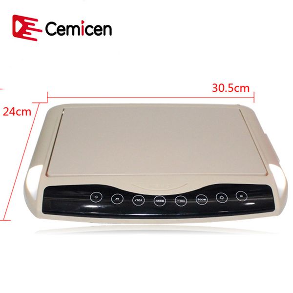 cemicen 10.1 inch flip down 1024*600 car roof monitor 1080p hd video mp5 player hdmi sd usb fm lcd color down car roof monitor
cemicen 10.1 inch flip down 1024*600 car roof monitor 1080p hd video mp5 player hdmi sd usb fm lcd color down car roof monitor