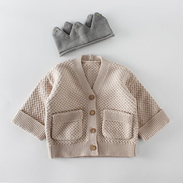 Baby clothing romper sets girl boy knitted solid color 100% cotton Cardigan coat kids cardigan sweater Spring Fall clothing sets
Baby clothing romper sets girl boy knitted solid color 100% cotton Cardigan coat kids cardigan sweater Spring Fall clothing sets