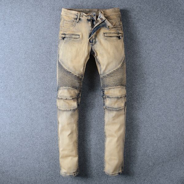 2017 new arrival trousers men jeans khaki colour slim fashion brand plus size 40 jeans men, Blue
2017 new arrival trousers men jeans khaki colour slim fashion brand plus size 40 jeans men, Blue