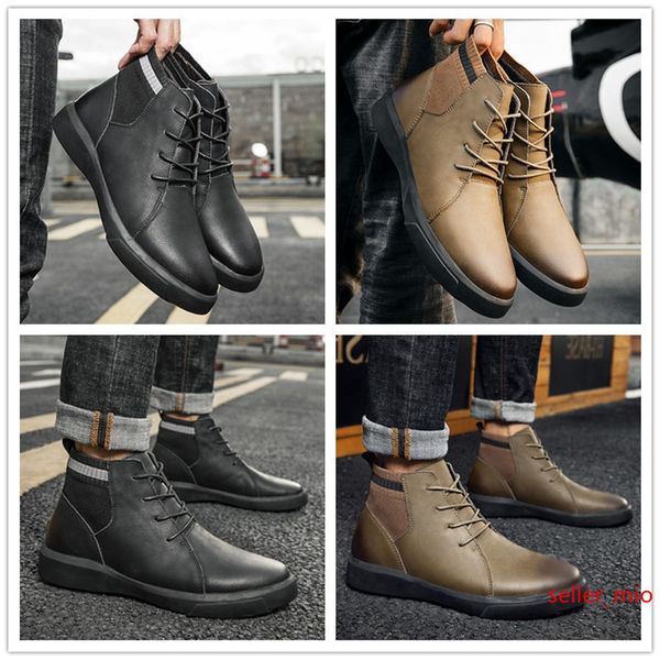 2019 designer luxury mens boots winter boots black khaki military triple real leather casual martin boots size 38-44 6700
2019 designer luxury mens boots winter boots black khaki military triple real leather casual martin boots size 38-44 6700
