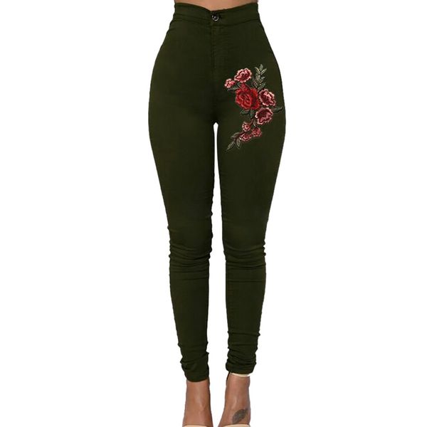 women skinny floral applique high waist stretch slim pencil pants trousers femme 2019 jeans pants ladies c0401, Blue
women skinny floral applique high waist stretch slim pencil pants trousers femme 2019 jeans pants ladies c0401, Blue