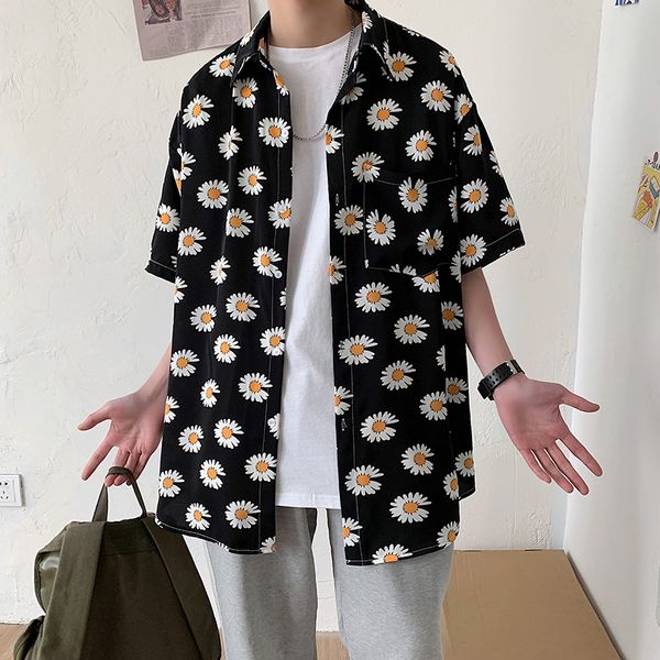 2020 summer men flowers harajuku korean shirts short sleeve men hawaiian streetwear blouses button up shirt plus size 5xl, White;black
2020 summer men flowers harajuku korean shirts short sleeve men hawaiian streetwear blouses button up shirt plus size 5xl, White;black