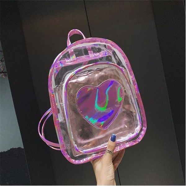 bycobecy 2019 fashion pu school bags for teenage girls transparent school bags casual large capacity men backpack for travel
bycobecy 2019 fashion pu school bags for teenage girls transparent school bags casual large capacity men backpack for travel