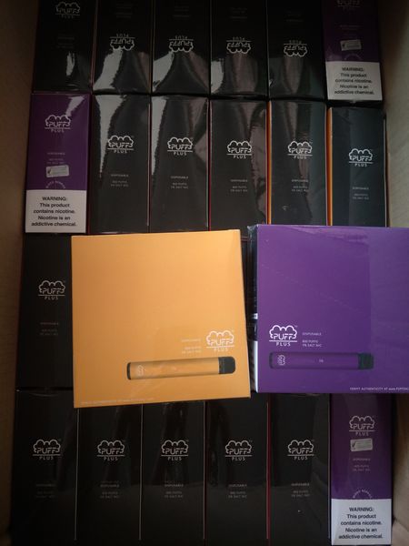 2020 Newest PUFF BAR PLUS Puff Disposable e-cigarette 550mAh Battery 3.2mL Pre-Filled Vape Pods Stick Style Portable Vaporizer
2020 Newest PUFF BAR PLUS Puff Disposable e-cigarette 550mAh Battery 3.2mL Pre-Filled Vape Pods Stick Style Portable Vaporizer