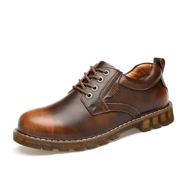 men genuine leather casual shoes leather brand men shoes work safety boots designer flats work & safety, Black
men genuine leather casual shoes leather brand men shoes work safety boots designer flats work & safety, Black