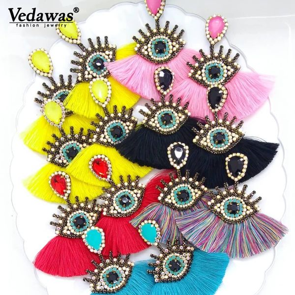 vedawas 2019 boho long tassel earrings for women fashion dangle drop earrings jewelry handmade fringe statement earring xg1883, Silver
vedawas 2019 boho long tassel earrings for women fashion dangle drop earrings jewelry handmade fringe statement earring xg1883, Silver
