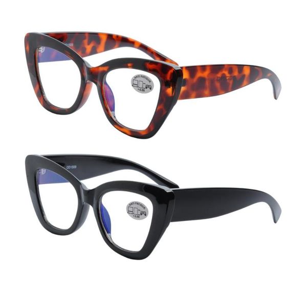 2pcs blue light blocking glasses cateye computer eyewear clear lens eyeglasses frame anti eyestrain uv filter lens black 54mm, White;black
2pcs blue light blocking glasses cateye computer eyewear clear lens eyeglasses frame anti eyestrain uv filter lens black 54mm, White;black