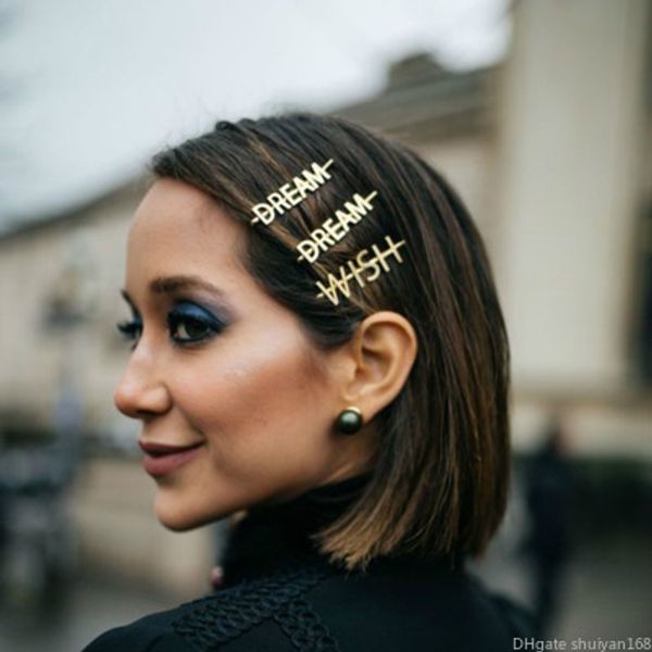letters hair clips dream wish hairpins for women ins same paragraph girls hair pins barrette tools party hair accessories, Golden;silver
letters hair clips dream wish hairpins for women ins same paragraph girls hair pins barrette tools party hair accessories, Golden;silver