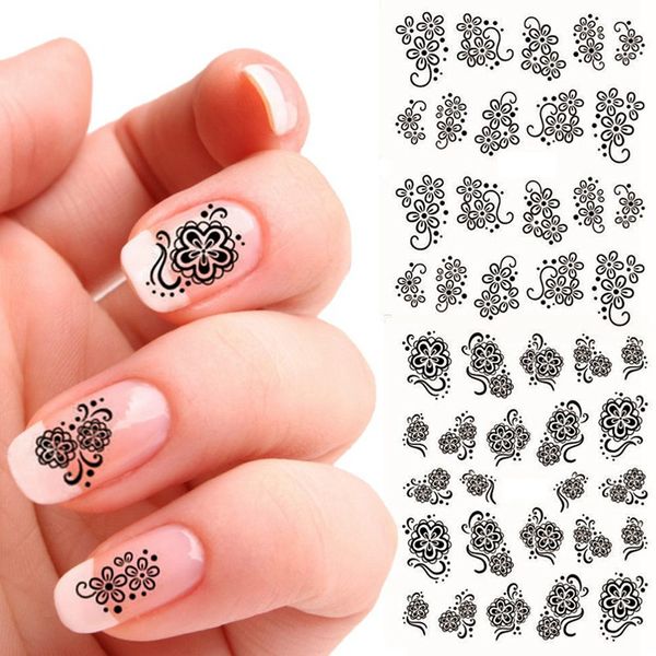 1pcs nail water transfer decals nail art sticker black flowers watermark adhesive sliders wraps decoration manicure
1pcs nail water transfer decals nail art sticker black flowers watermark adhesive sliders wraps decoration manicure
