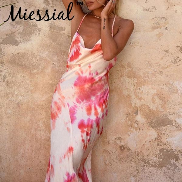 miessial tie-dyed spaghetti strap long dress women sleeveless elegant boho maxi dress female autumn winter party club dress, Black;pink
miessial tie-dyed spaghetti strap long dress women sleeveless elegant boho maxi dress female autumn winter party club dress, Black;pink