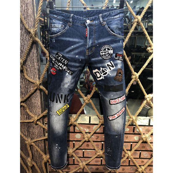 Mens Jeans Fashion Style Biker Jeans Washed Letter Printed Skinny Slim Jeans Men Plus Size Asian Size 28-38
Mens Jeans Fashion Style Biker Jeans Washed Letter Printed Skinny Slim Jeans Men Plus Size Asian Size 28-38