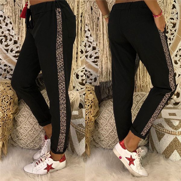 womens leopard printed casual pocket pants 2019 new arrival spring autumn drawstring elastic long pants ladies pencil trousers, Black;white
womens leopard printed casual pocket pants 2019 new arrival spring autumn drawstring elastic long pants ladies pencil trousers, Black;white