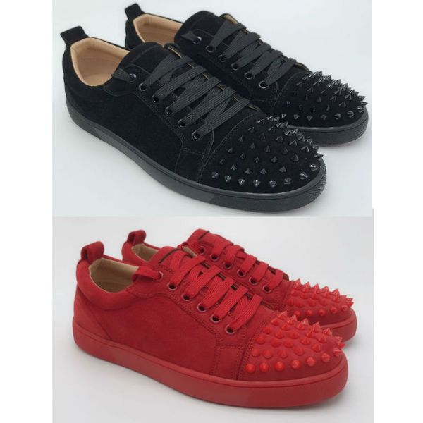 leather red bottom suede leather spike shoes low cut shoes size 35-45 with box designer luxury running shoes sneakers
leather red bottom suede leather spike shoes low cut shoes size 35-45 with box designer luxury running shoes sneakers