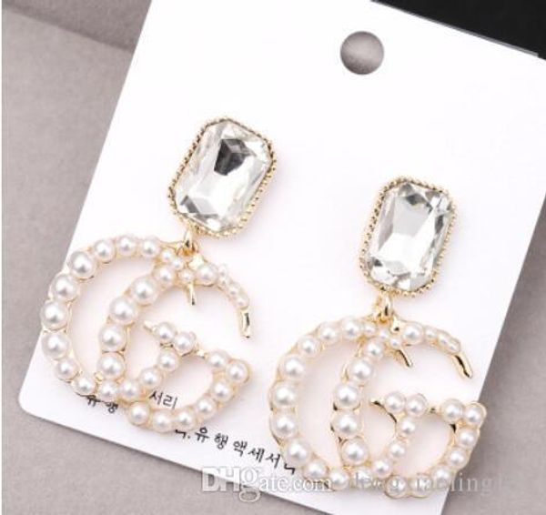 2019 new designer full rhinestone letter tassel earrings for women fashion stud earring jewelry gifts gold and silver66, White
2019 new designer full rhinestone letter tassel earrings for women fashion stud earring jewelry gifts gold and silver66, White