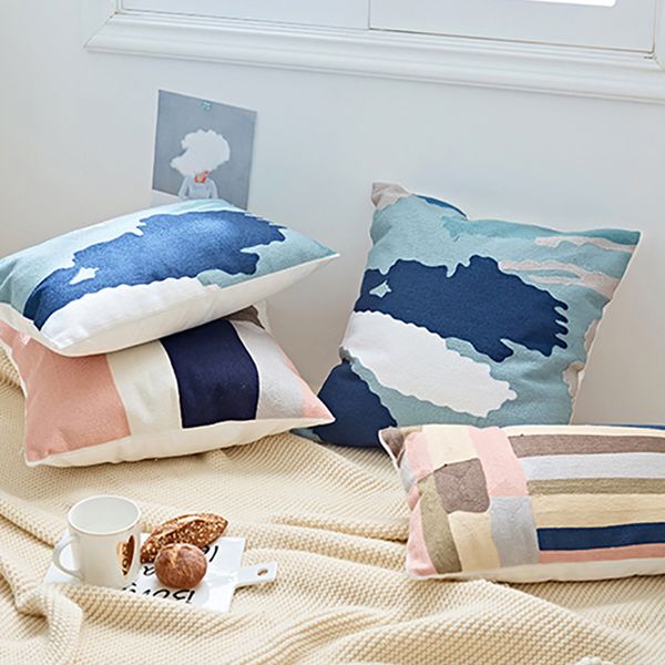 geometric embroidery cushion cover 30cm*50cm 45cm*45cm colourful stripe cloud mountain pillow cover home decorative pillowcase
geometric embroidery cushion cover 30cm*50cm 45cm*45cm colourful stripe cloud mountain pillow cover home decorative pillowcase