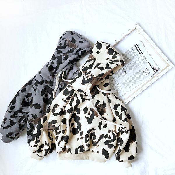 childrens clothing 2020 autumn and winter new korean leopard childrens sweater plus velvet thick warm hooded long-sleeved casual jacket, Black
childrens clothing 2020 autumn and winter new korean leopard childrens sweater plus velvet thick warm hooded long-sleeved casual jacket, Black