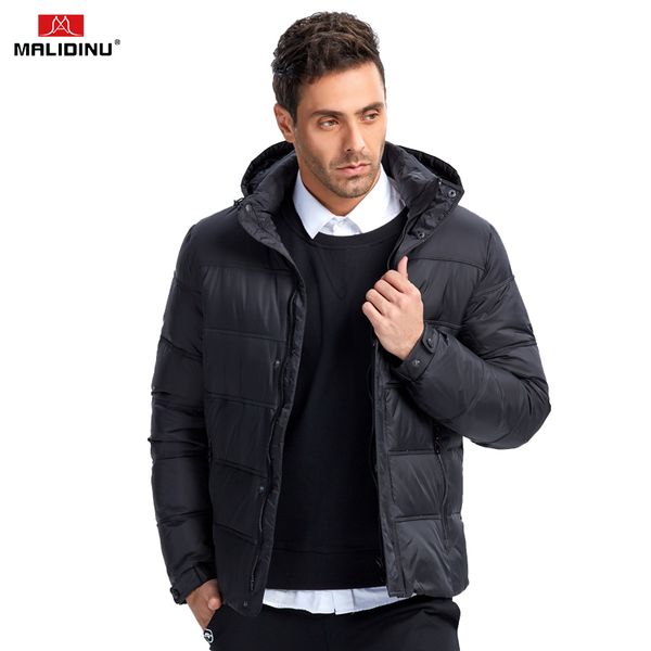 malidinu 2019 men down jacket thick winter down coat 70%white duck men fashion parka brand russian size, Black
malidinu 2019 men down jacket thick winter down coat 70%white duck men fashion parka brand russian size, Black