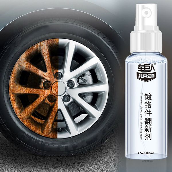 100ml rust remover metal surface chrome paint maintenance derusting spray for wheel hub screw
100ml rust remover metal surface chrome paint maintenance derusting spray for wheel hub screw