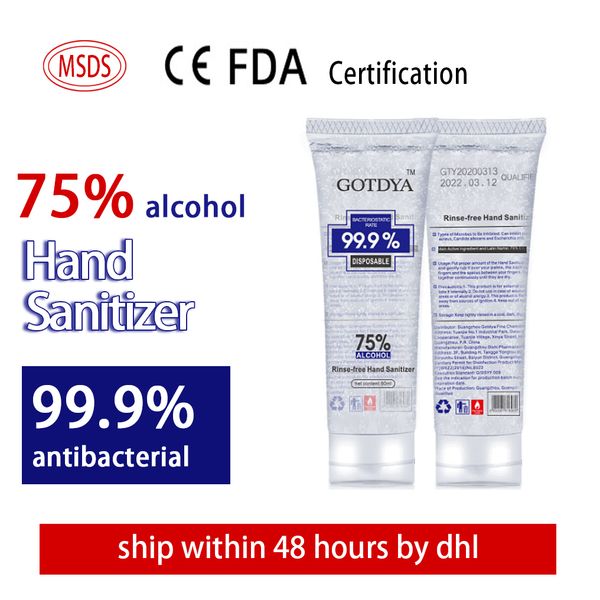 hand sanitizer gel 75% alcohol portable travel size 2.7 oz / 80ml disposable rinse hand soap moisturizing, mild and non-irritating
hand sanitizer gel 75% alcohol portable travel size 2.7 oz / 80ml disposable rinse hand soap moisturizing, mild and non-irritating
