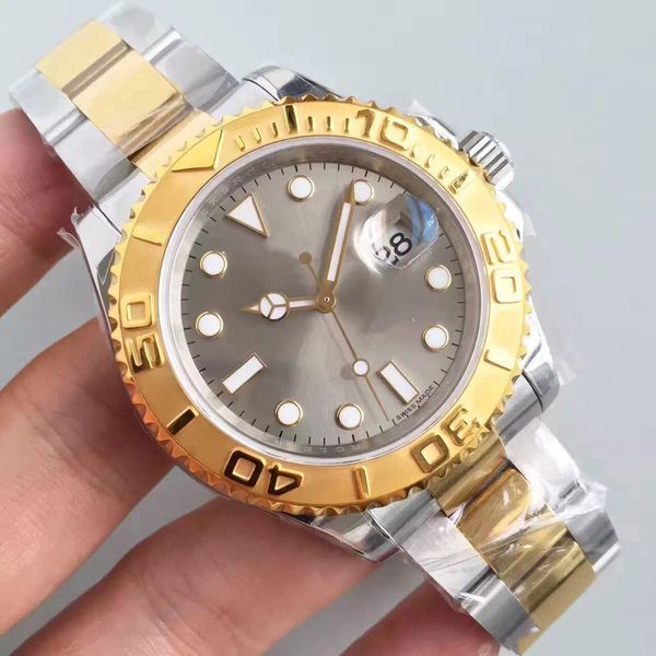 classic watch yacht series 40mm sapphire mirror 116622 model automatic movement original folding buckle watch yacht watch, Slivery;brown
classic watch yacht series 40mm sapphire mirror 116622 model automatic movement original folding buckle watch yacht watch, Slivery;brown