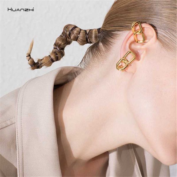 huanzhi 2019 new trendy simple punk thick chain interlocking ear bone clip no piercings earrings jewelry for women party gift, Silver
huanzhi 2019 new trendy simple punk thick chain interlocking ear bone clip no piercings earrings jewelry for women party gift, Silver