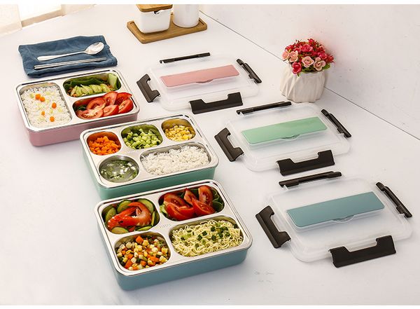 new 304 stainless steel insulated lunch box portable large capacity sealed square lunch box student 3 4 and 5 compartments lunch box
new 304 stainless steel insulated lunch box portable large capacity sealed square lunch box student 3 4 and 5 compartments lunch box