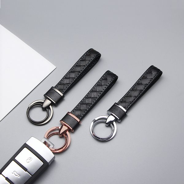 new style sheepskin hand-woven natural leather keychain couples cool key chain creative gifts car key ring
new style sheepskin hand-woven natural leather keychain couples cool key chain creative gifts car key ring