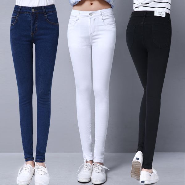 woman jeans slim spring autumn jeans middle waist pencil pants skinny woman nnz159, Blue
woman jeans slim spring autumn jeans middle waist pencil pants skinny woman nnz159, Blue