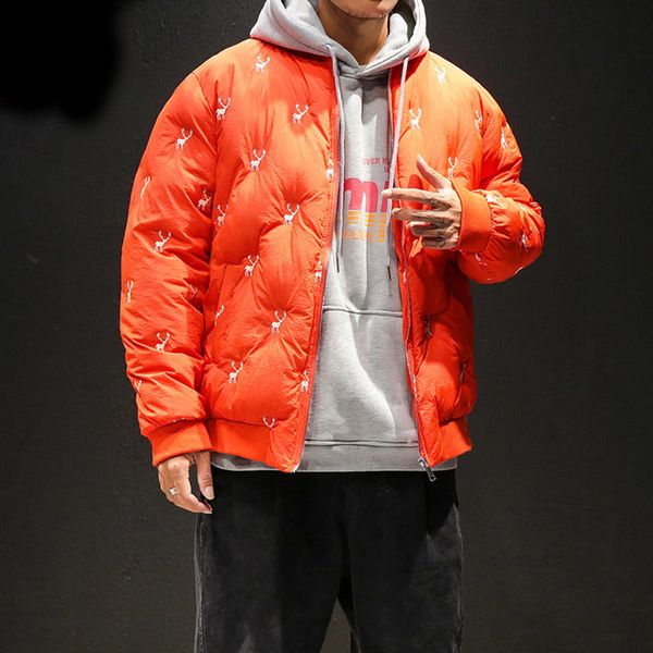 embroidery japanese jacket men winter thermal hip hop fashion jacket for male baseball collar coats, Black
embroidery japanese jacket men winter thermal hip hop fashion jacket for male baseball collar coats, Black