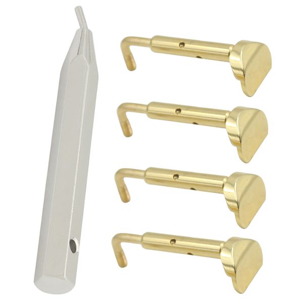 set of 4 pieces chin rest clamp screws and 1 piece screwdriver for 3/4 4/4 violin accessory
set of 4 pieces chin rest clamp screws and 1 piece screwdriver for 3/4 4/4 violin accessory