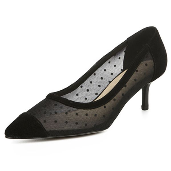 2019 new woman pointed toe shallow pumps women shoes elegant prom wedding shoes women mesh female shoes, Black
2019 new woman pointed toe shallow pumps women shoes elegant prom wedding shoes women mesh female shoes, Black