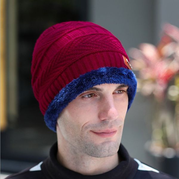 new solid color knit beanie hat men's winter hats boy warm plus velvet thicken hedging cap skullies wool bone male high quality, Blue;gray
new solid color knit beanie hat men's winter hats boy warm plus velvet thicken hedging cap skullies wool bone male high quality, Blue;gray