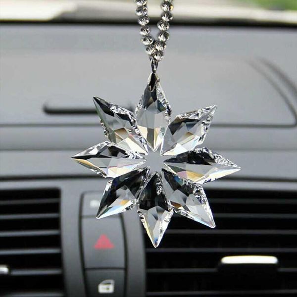 1 pcs car accessories transparent crystal snowflakes ornaments rearview mirror car pendant interior ornament christmas gift
1 pcs car accessories transparent crystal snowflakes ornaments rearview mirror car pendant interior ornament christmas gift