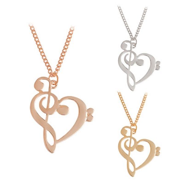 love note pendant necklaces music note heart of treble and bass clef necklace women infinity charm statement necklace jewelry xmas gift, Silver
love note pendant necklaces music note heart of treble and bass clef necklace women infinity charm statement necklace jewelry xmas gift, Silver