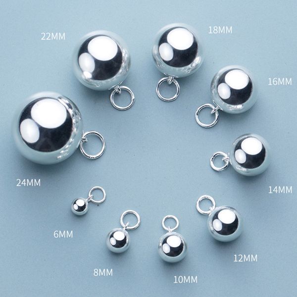 925 sterling silver no ringing round ball dangle charms 6 8 10 12 14 16 18 20 24mm s925 silver bead pendants diy jewelry making, Bronze;silver
925 sterling silver no ringing round ball dangle charms 6 8 10 12 14 16 18 20 24mm s925 silver bead pendants diy jewelry making, Bronze;silver