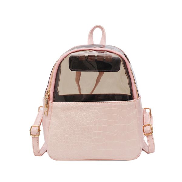 2019 new clear backpack transparent jelly small backpack women alligator school bag for teenage girl travel bag student bookbag
2019 new clear backpack transparent jelly small backpack women alligator school bag for teenage girl travel bag student bookbag