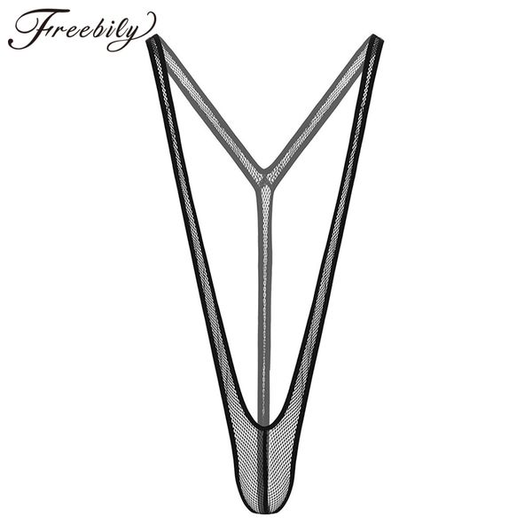 men mankini thong fishnet underwear one-piece see through sheer gay swimwear sleeveless deep v-shaped lingerie bodysuit
men mankini thong fishnet underwear one-piece see through sheer gay swimwear sleeveless deep v-shaped lingerie bodysuit