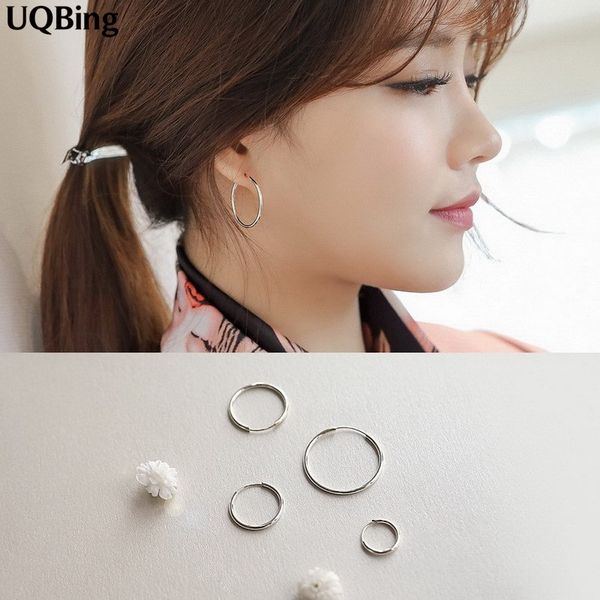 925 sterling silver hoop earrings jewelry circle earrings for women girls gift brincos pendientes de prata, Golden;silver
925 sterling silver hoop earrings jewelry circle earrings for women girls gift brincos pendientes de prata, Golden;silver