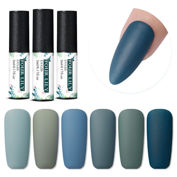 four lily 5ml matte coat gel nail polish dark blue serie long lasting nail art varnish soak off uv led gel varnish manicure, Red;pink
four lily 5ml matte coat gel nail polish dark blue serie long lasting nail art varnish soak off uv led gel varnish manicure, Red;pink