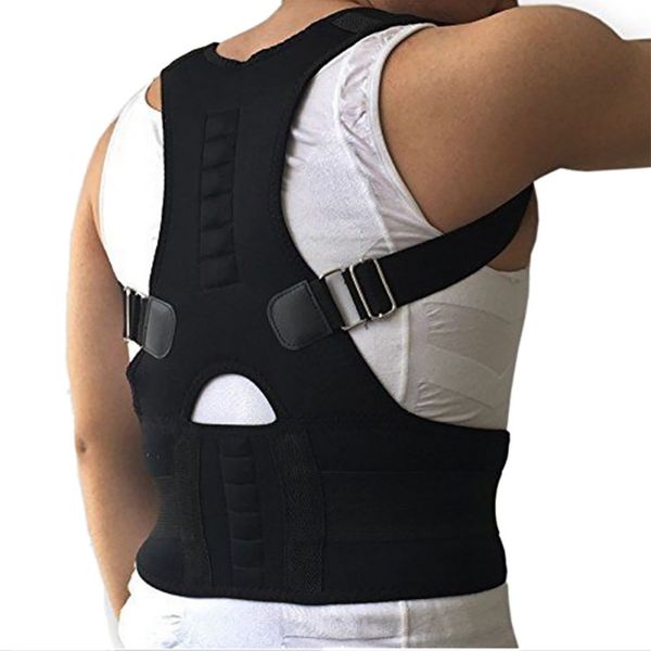 waist support man adjustable belt posture corrector therapy orthopedic shoulder pain lumbar corset back brace straps, Black;gray
waist support man adjustable belt posture corrector therapy orthopedic shoulder pain lumbar corset back brace straps, Black;gray