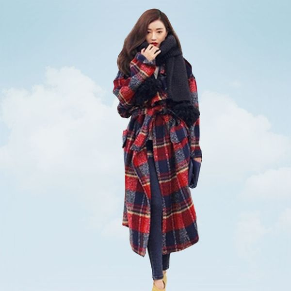 woman winter coats loose tetro thick plaid medium long double-breasted casual fashion autumn female clothing woolen coat ss666, Black
woman winter coats loose tetro thick plaid medium long double-breasted casual fashion autumn female clothing woolen coat ss666, Black