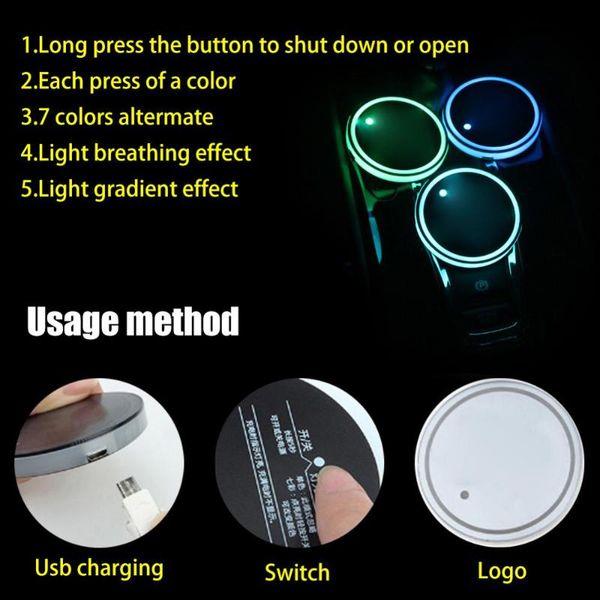 2x car led light cup holder automotive interior usb colorful atmosphere lights lamp drink holder anti-slip mat auto products
2x car led light cup holder automotive interior usb colorful atmosphere lights lamp drink holder anti-slip mat auto products