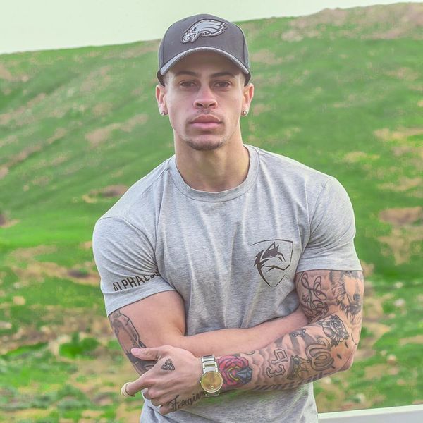 2019 summer mens gym sport running training short sleeve t shirt fitness bodybuilding shirts male cotton brand tee, Black;blue
2019 summer mens gym sport running training short sleeve t shirt fitness bodybuilding shirts male cotton brand tee, Black;blue