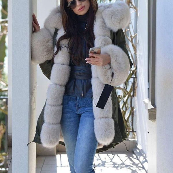 coat womens long sleeves faux fur coat winter long sleeve jacket parka hooded fishtail plus size m-3xl overcoat casaco feminino, Black
coat womens long sleeves faux fur coat winter long sleeve jacket parka hooded fishtail plus size m-3xl overcoat casaco feminino, Black